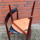 2 x Hans Olsen chairs for Frem Røjle, Denmark, Set de Lux, 1960s