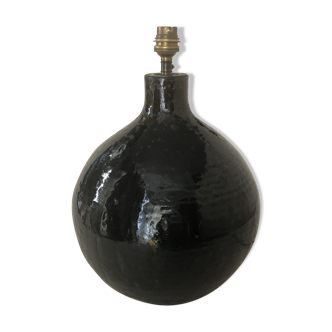 Lamp in glazed stoneware