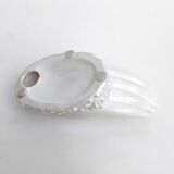 Hand soap holder and porcelain jewelry
