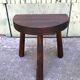 Vintage solid wood tripod stool