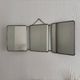 Vintage 1960 triptych barber mirror silvered Arpin - 28 x 70 cm