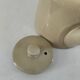 Duo teapot and milk jug in greige ceramic – Vintage bistro style