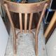 4 curved bistro chairs period 40/50
