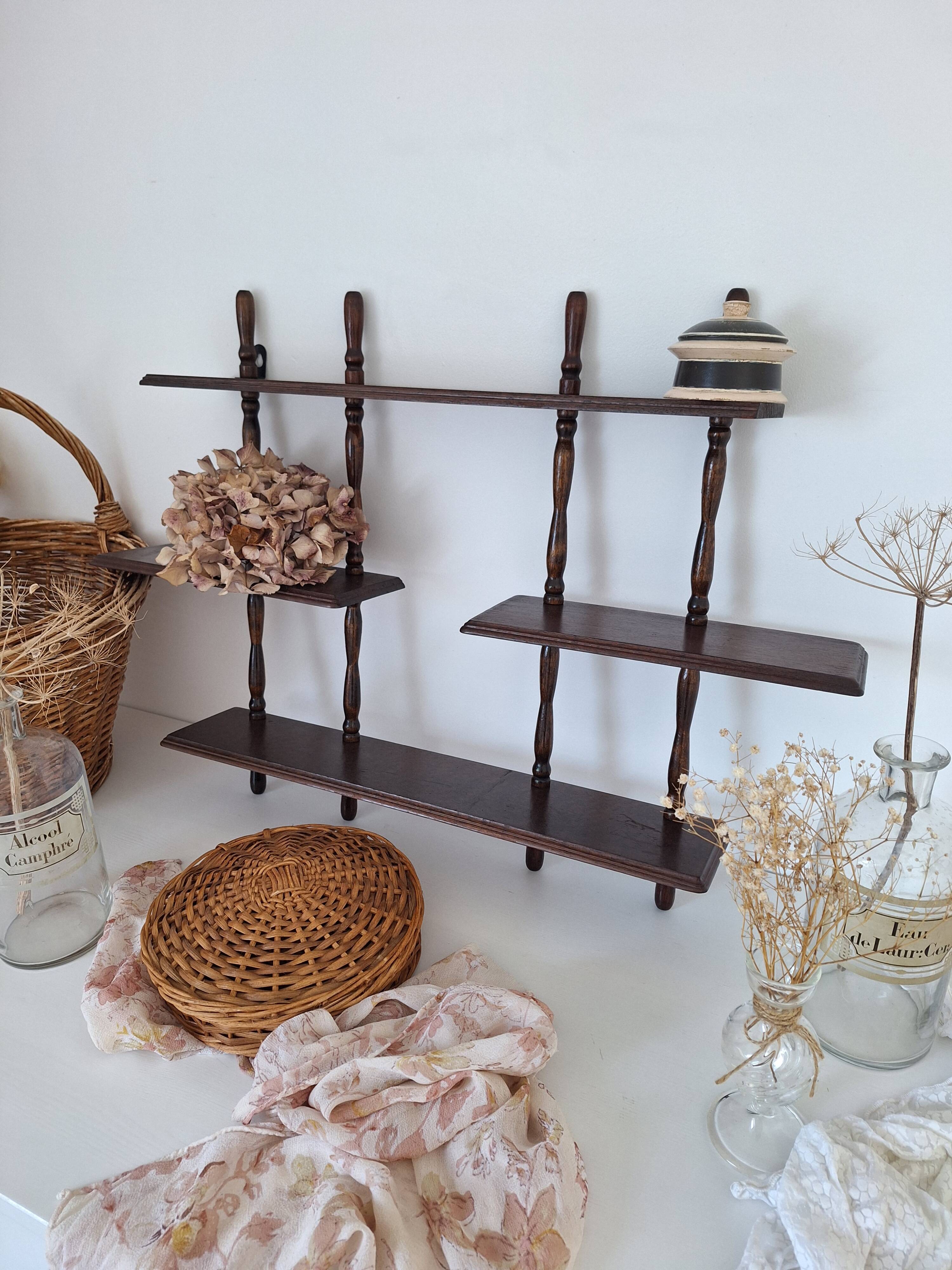 Etagère murale en bois