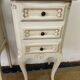 Pair of antique Louis XV style bedside tables, 3 drawers
