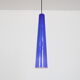 1960s Blue glass hanging lamp by Vistosi, Italy