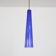 1960s Blue glass hanging lamp by Vistosi, Italy