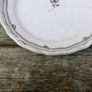 Assiette XVIII siècle faience Bordeaux
