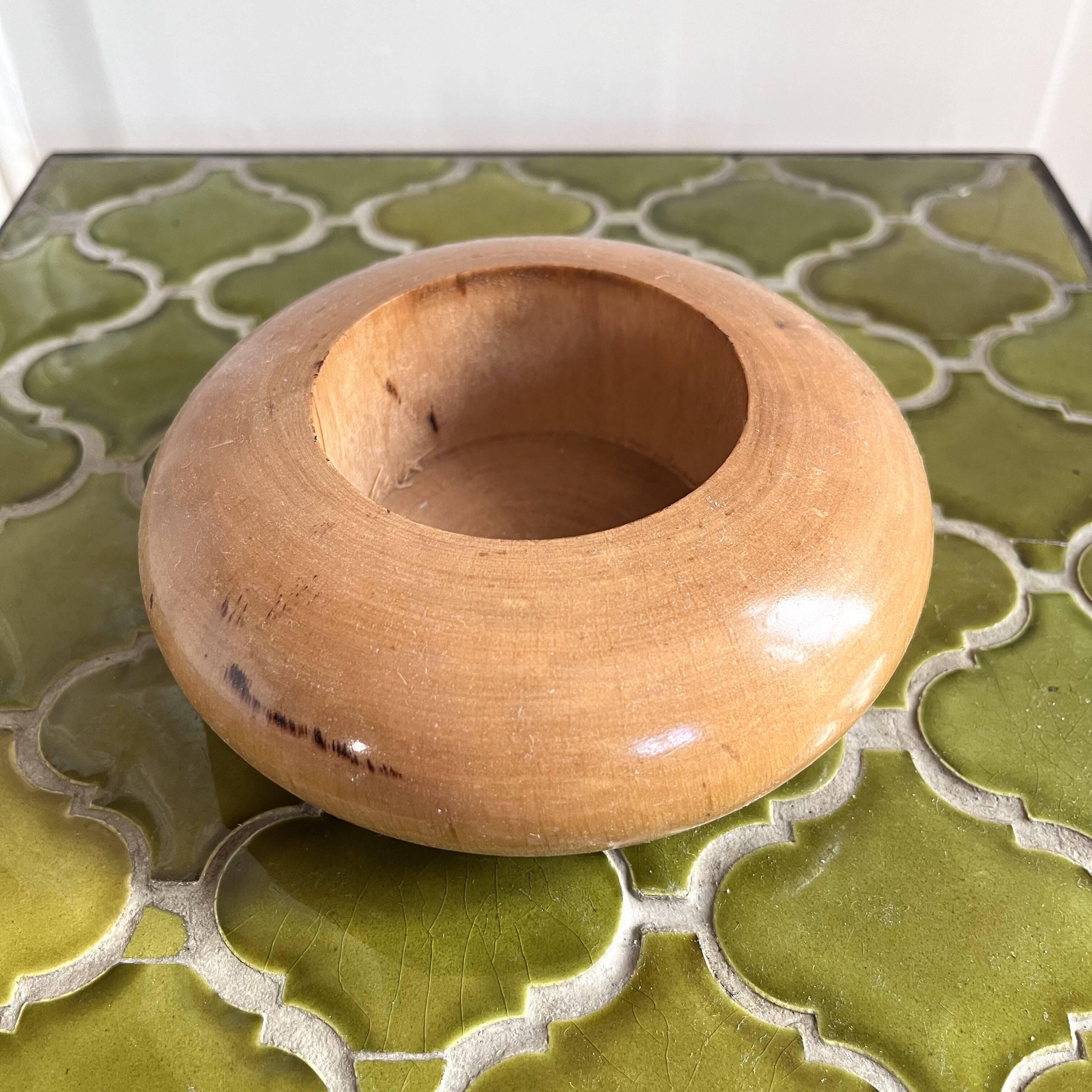 Vintage round candle holder