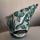 Mid century ceramic pitcher Deruta 1960 Umbria Italy