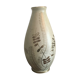 20th century gold painted ceramic art deco vase