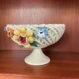 Braided earthenware cut and vintage slip