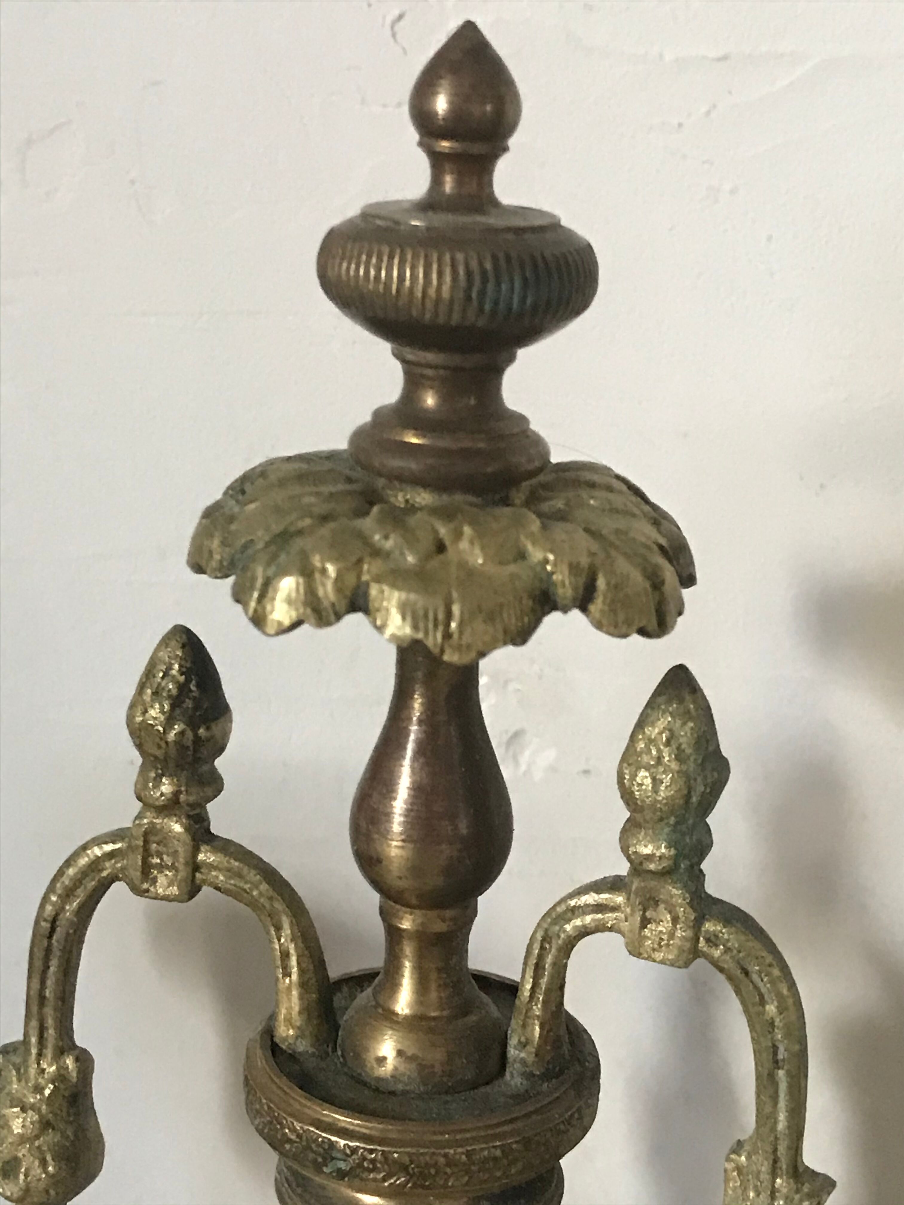 Pair of Napoleon III candlesticks