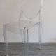 Pair of Victoria Ghost chairs by Starck for Kartell