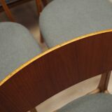 Set of six teak chairs, Danish design, 1970s, production: Denmark