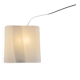 Simple wall lamp in heavy Murano glass from the mid-century, 1960, Italy.