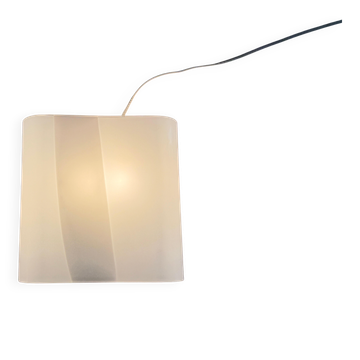 Simple wall lamp in heavy Murano glass from the mid-century, 1960, Italy.