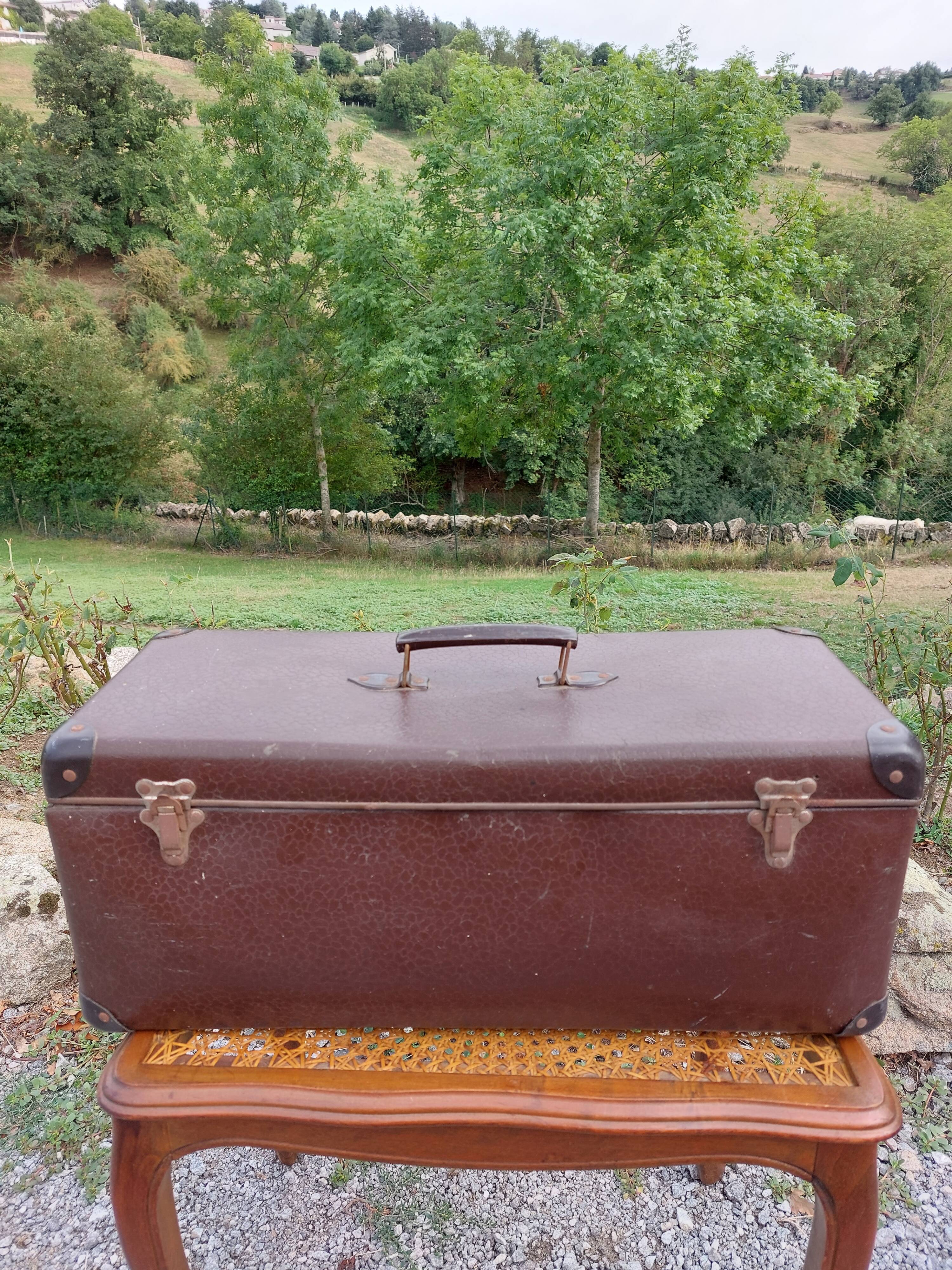antique suitcase, original format