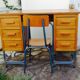 Bureau écolier vintage et sa chaise