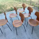 Lot de 6 chaises scandinave Fritz Hansen 1960