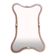 Miroir en verre de style Murano, miroir design – Simoeng, rose et