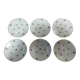 Set of six dessert plates Moulin des Loups Saint Amand Navarre pattern
