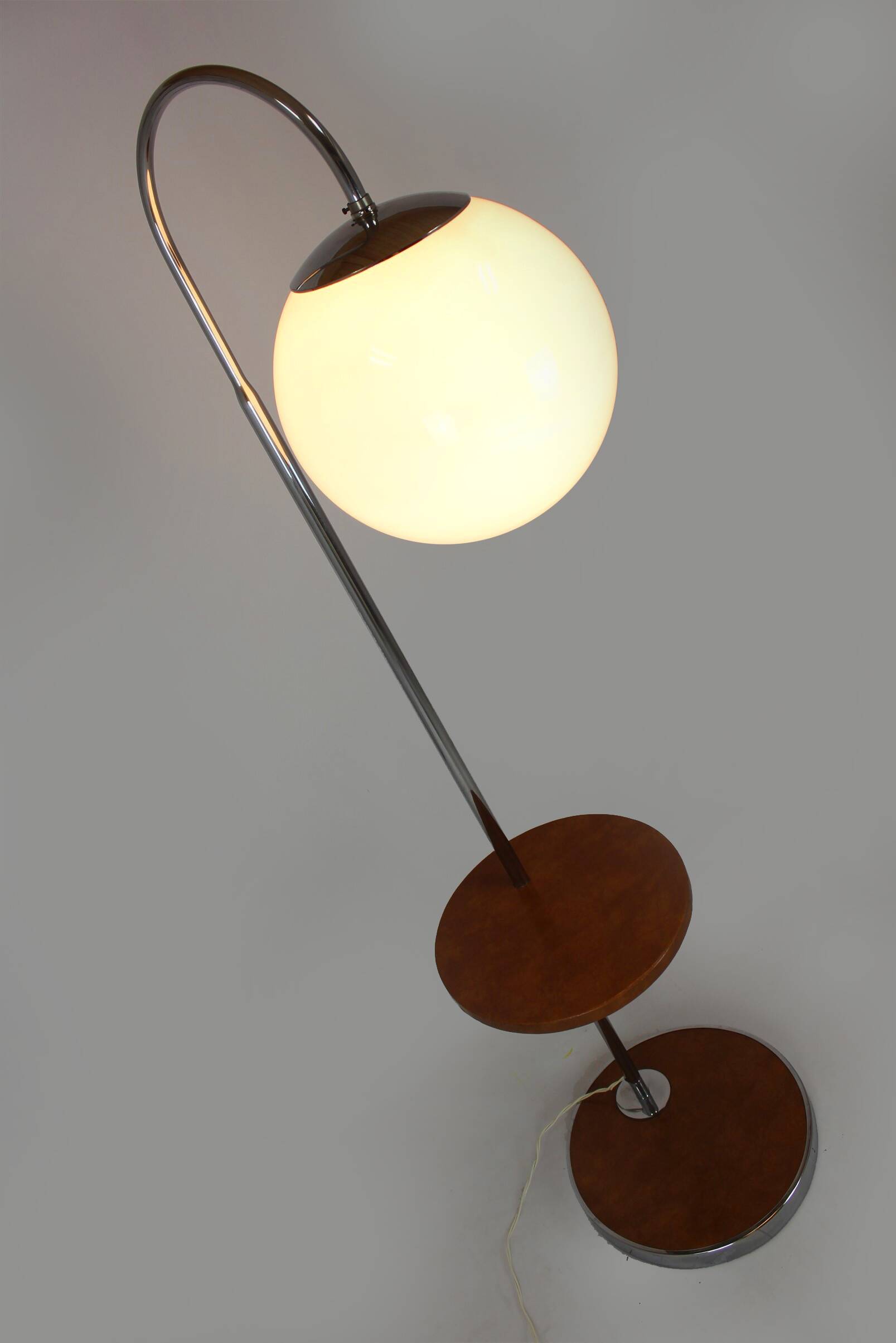 Lampadaire Art Déco Bauhaus, années 1940