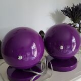 Lampe boule agemob style space age 1970