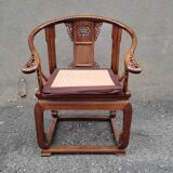 Fauteuil chinois fer à cheval