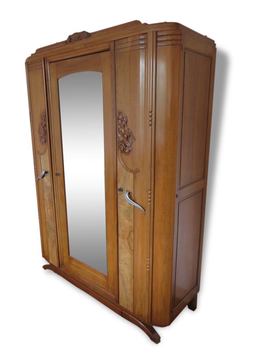 Armoire vintage Style années 50 Couleur bois Selency