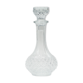 Carafe whisky in chiseled glass