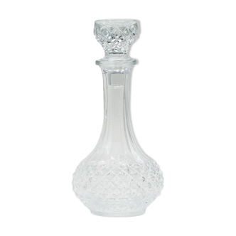 Carafe whisky en verre ciselé