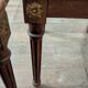 Set of 6 Louis XVI chairs in marquetry wood and caning.