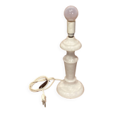 Alabaster lamp base