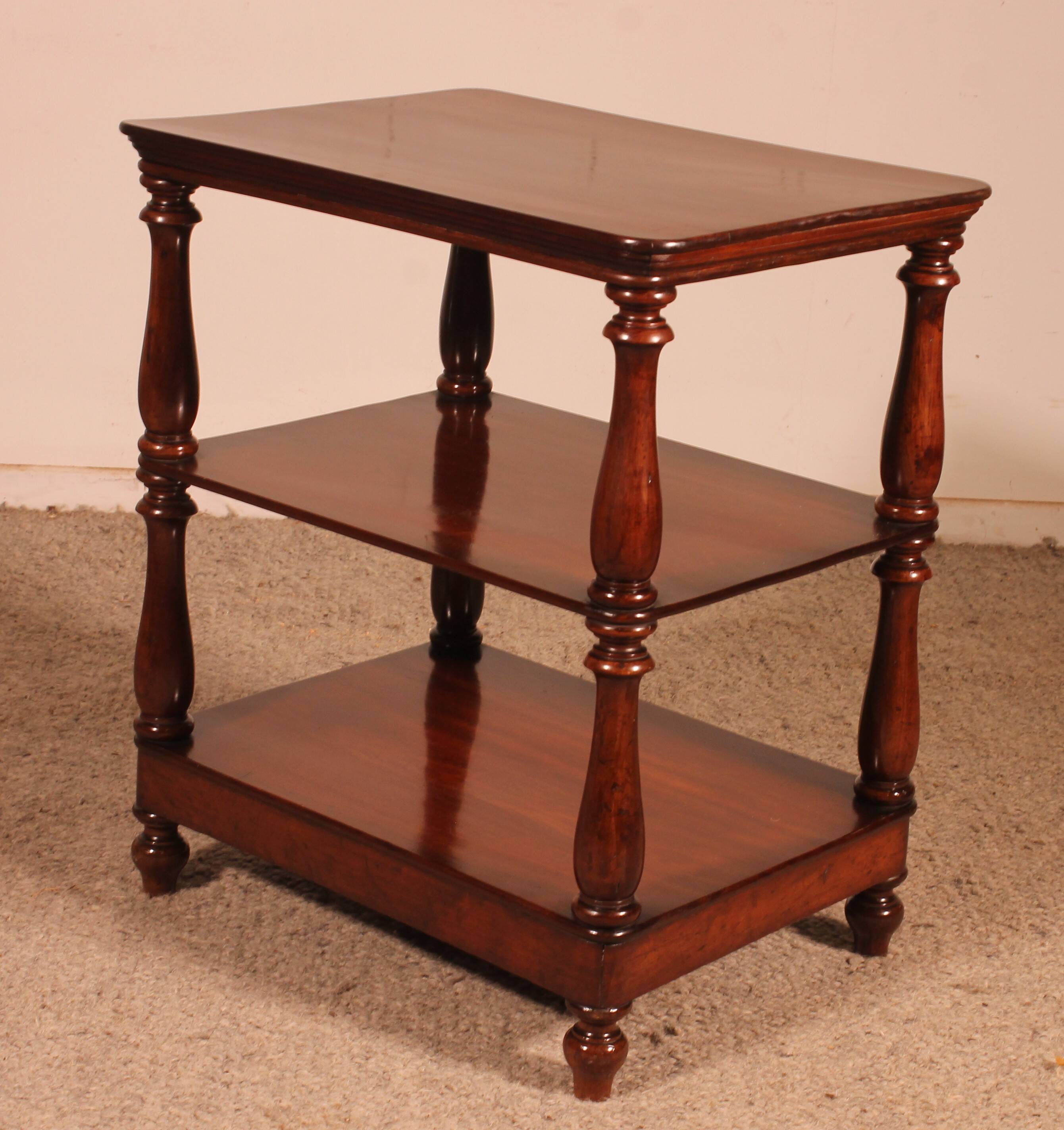 Small mahogany shelf - 19th century