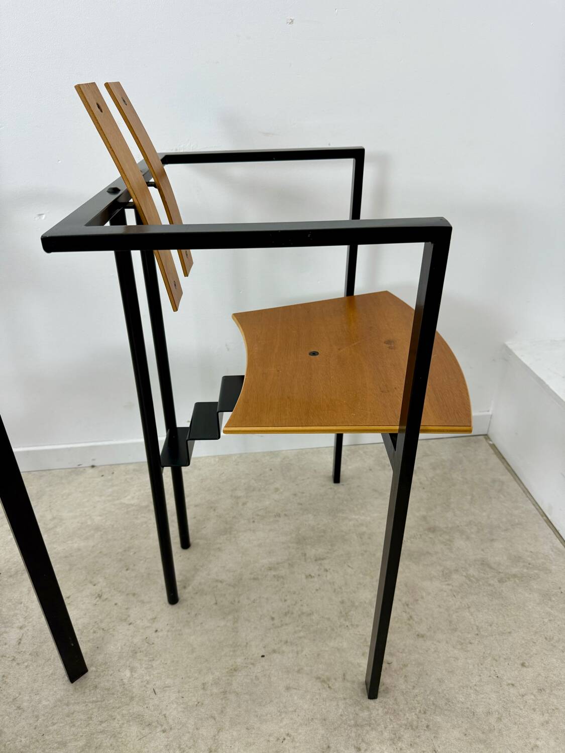 3 old Karl Friedrich Forster raw design chairs model Trix KFF postmodern 70s/80s