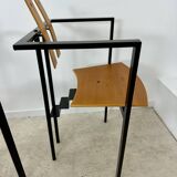 3 old Karl Friedrich Forster raw design chairs model Trix KFF postmodern 70s/80s