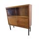 Vitrine / meuble bar / armoire vintage en bois