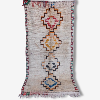 Tapis laine fait main authentique Azilal, 250x127