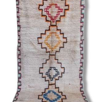 Tapis laine fait main authentique Azilal, 250x127