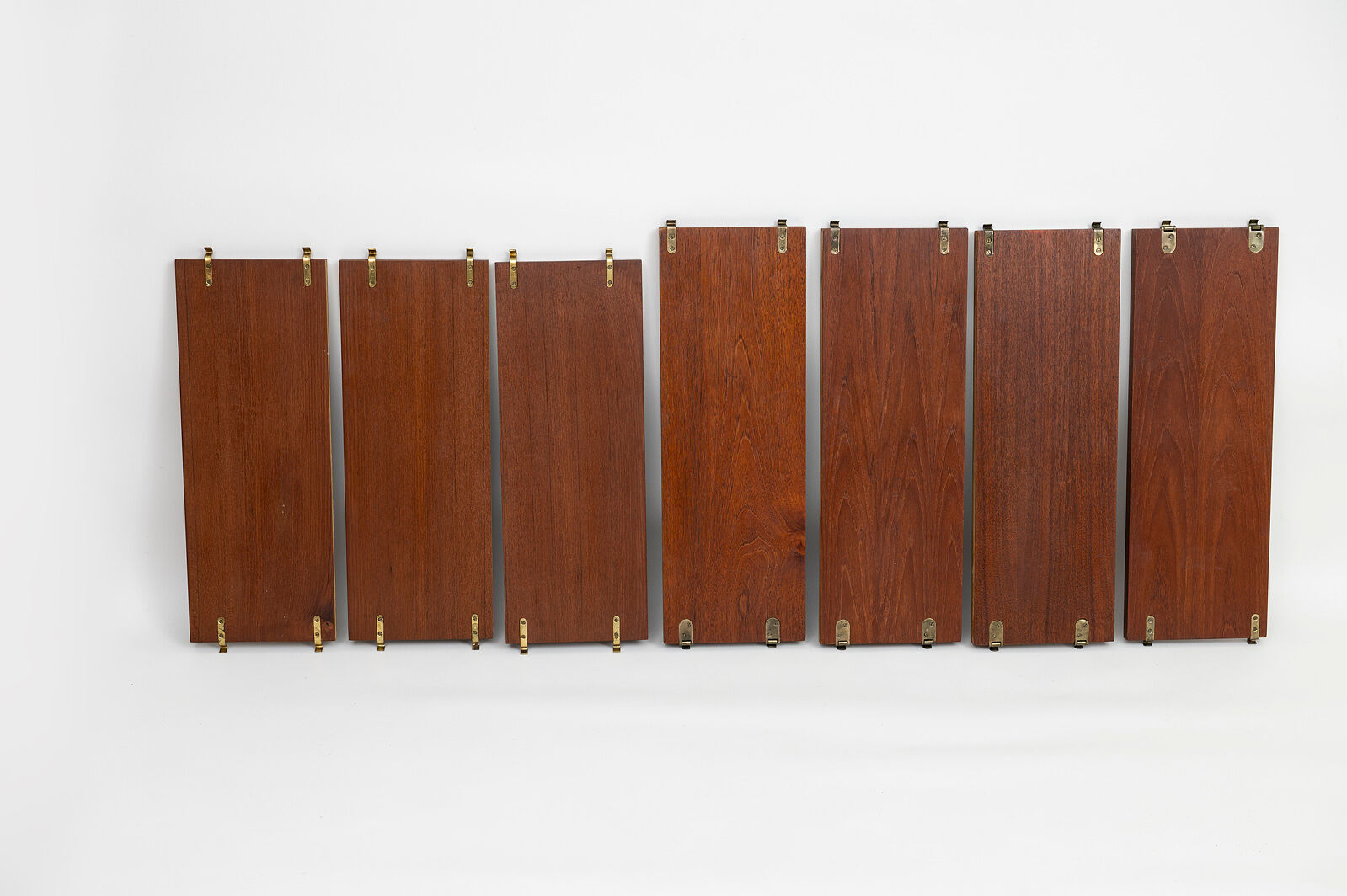 String wall shelf in teak by Kajsa and Nils Strinning danish 60s