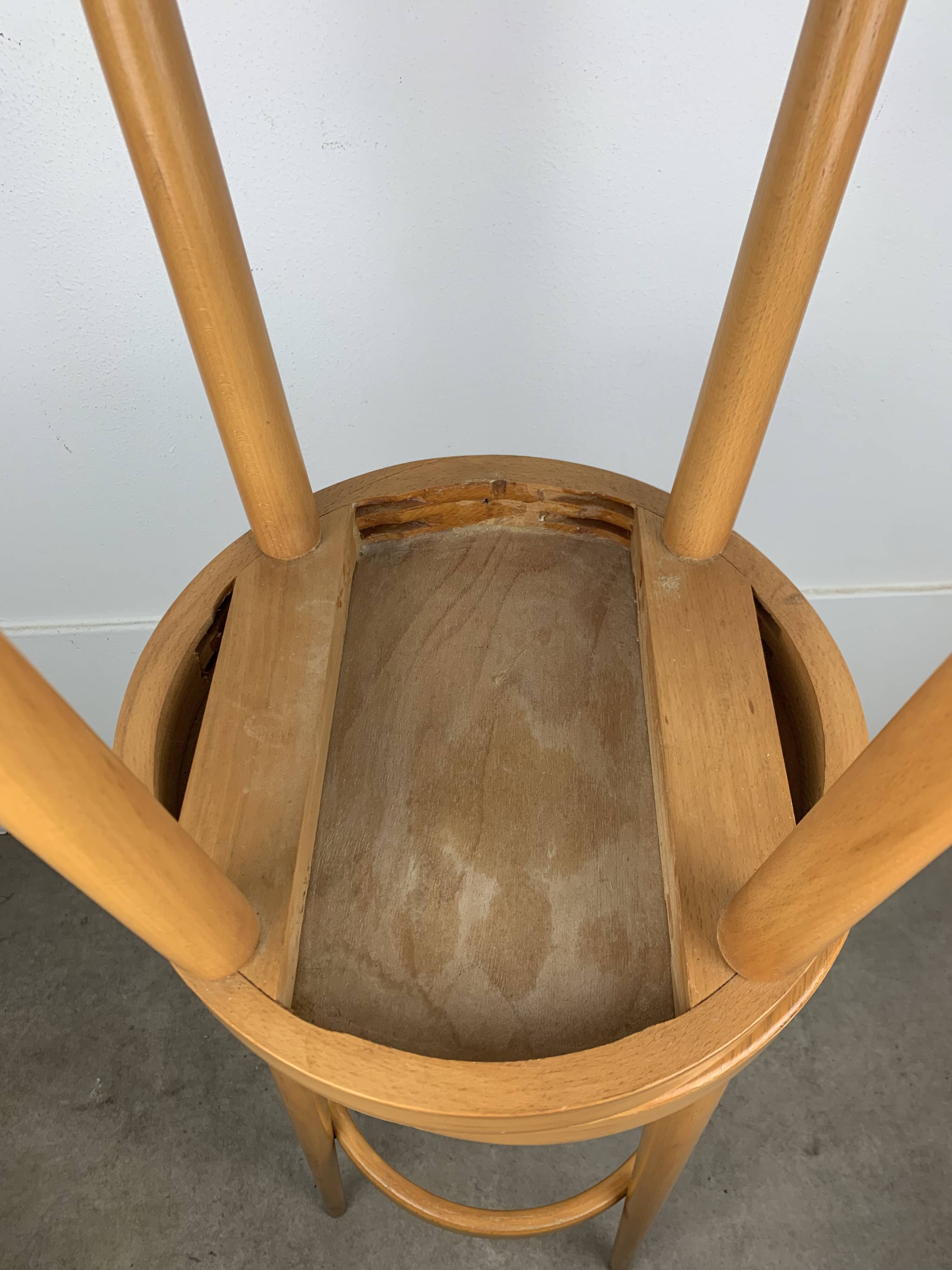 3 tabourets de bar Baumann, années 60, vintage