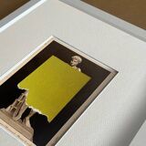 Mercurio - Collage on postcard