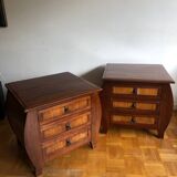Pair of ethnic style bedside tables
