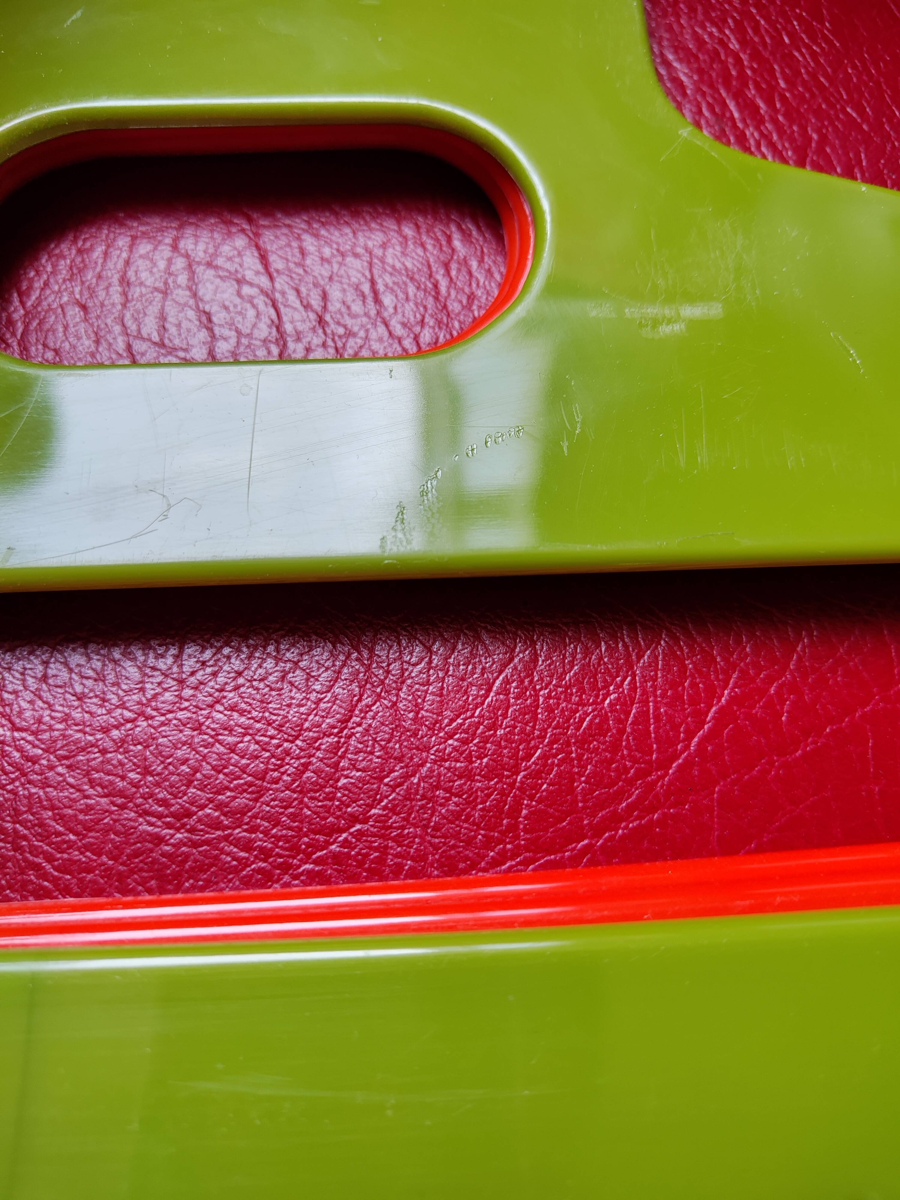 Vintage space age hangers from the 1970s