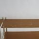Etagère String en bois et métal doré 1960