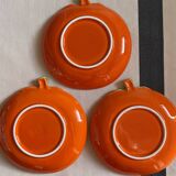 Lot de 3 assiettes « clémentines »