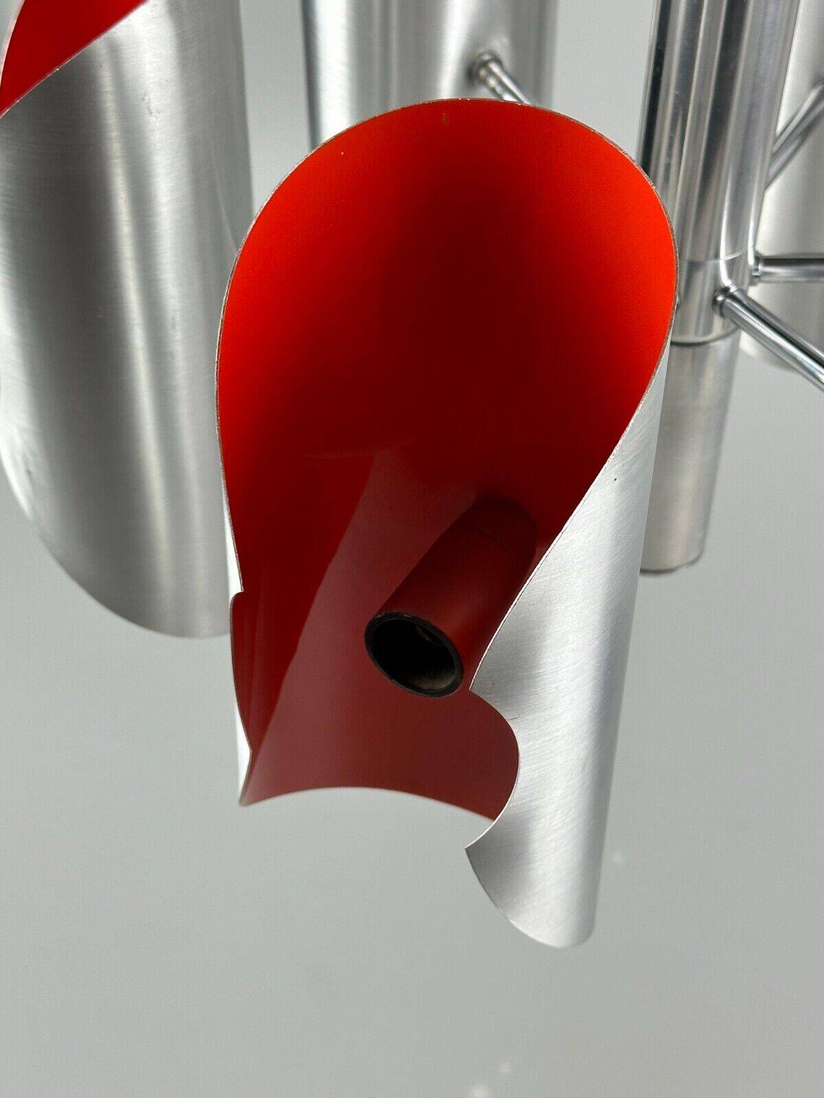 60s 70s 6-flame Sputnik candlestick metal chrome space age design