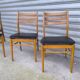 Set of 4 Scandinavian chairs from the 1960s.