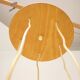 1970s Cascade Chandelier with Plastic Shades, Czechoslovakia